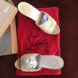 NAPPA BELLA-BEIGE NAPPA SIZE 38 or Size 7