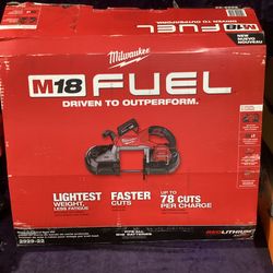 🧰🛠Milwaukee M18 FUEL Brushless Deep Cut Band Saw w/(2)XC5.0 Batts & Rapid Charger/Case-NEW!-$470!🧰🛠