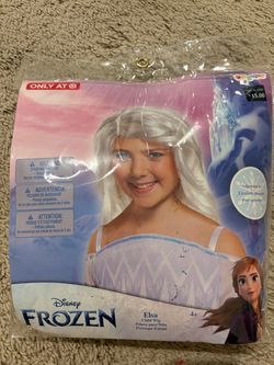 Elsa kids wig