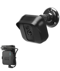 Blink Outdoor Camera Mounts,Upgraded Protective Weather Proof 360 Degree Adjustable Outdoor Indoor Wall Mount with Blink Sync Module Outlet Mount for