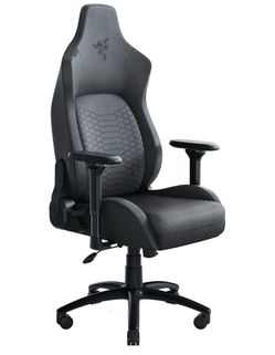 Razer Iskur Fabric Gaming Chair, Ergonomic Lumbar Support System, Dark Grey Ultra-Soft, Spill-Resistant Fabric, High Density Foam Cushions, 4D Armrest