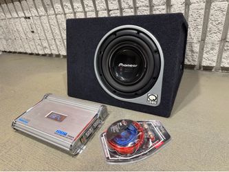12 pioneer sub with amplifier