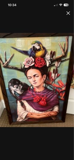 FRIDA large size picture frame in wood 🪵 frame