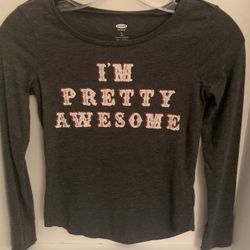 Old Navy Girls Long Sleeve Shirt 