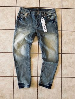 Purple jeans