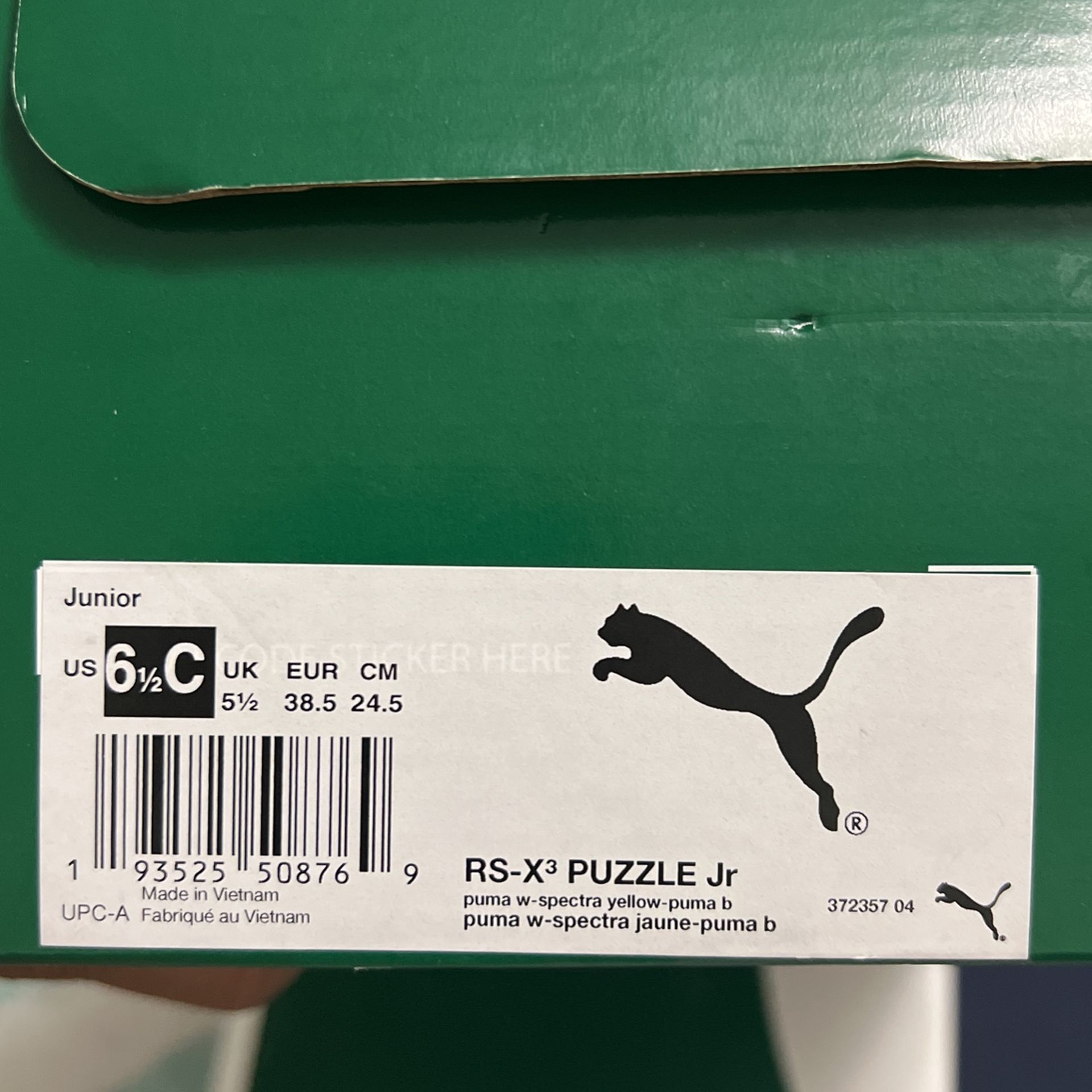 Puma RS-X Puzzle Jr