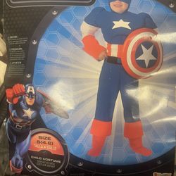 Kids Captain America Costume 