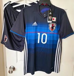 adidas Japan National Soccer Team Home Jersey Set #10 KAGAWA Size JP M (US S)