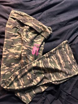 New army print legging from pink $60