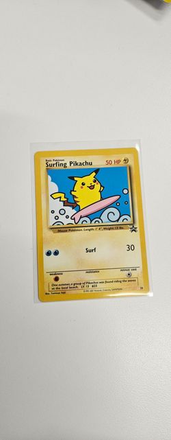 Surfing Pikachu WoTc Promo