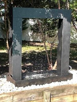 Sheet metal waterfall