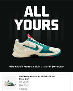Nike Kobe5 Caitlin clark size 8.5