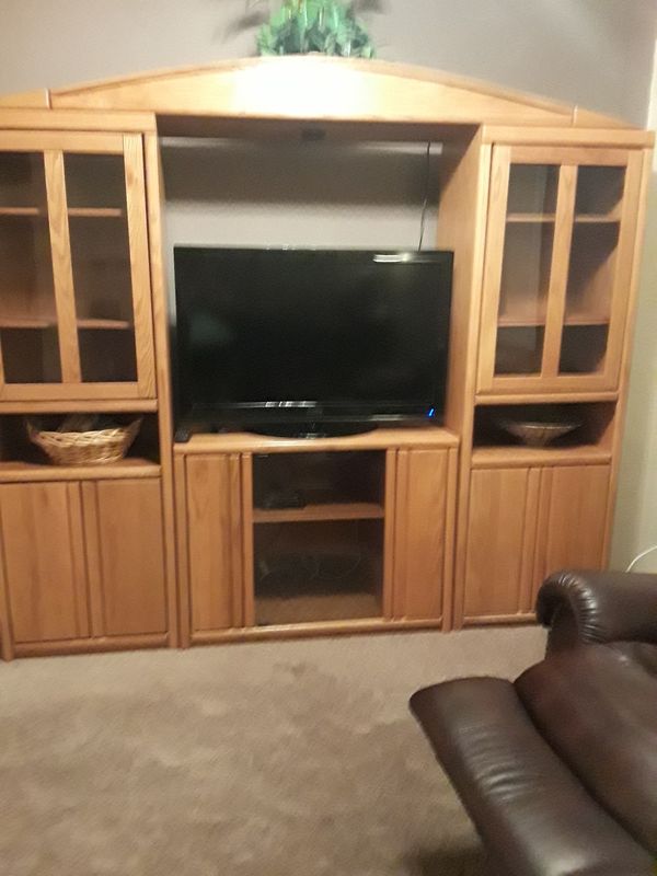 Entertainment Center In Excellent Condition With Light Height 6 Entertainment Center In Excellent Condition With Light Height 6 Foot 8 Length 7 Ft Width 1 Ininch For Mesa Az Offerup