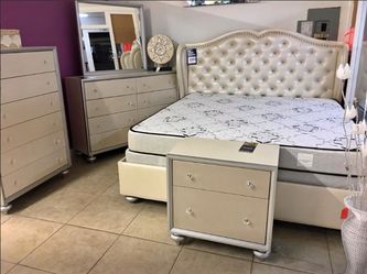 New 5pc. Queen Bedroom set