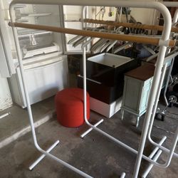 3 /$50 each heavy duty clothing racks $50 each