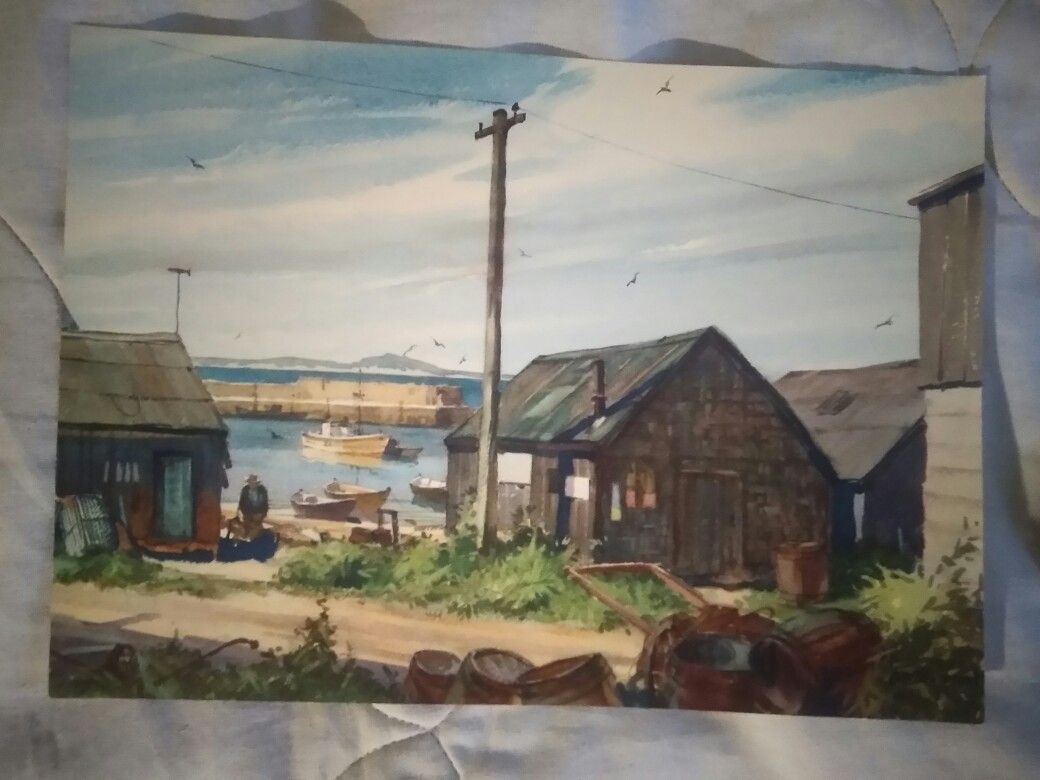 Gordan Grant Water Colors Set of 6 Nautical Marine Time Water Color Prints by Maritime Artist GORDON GRANT BRAND NEW Undisplayed Print Set Art