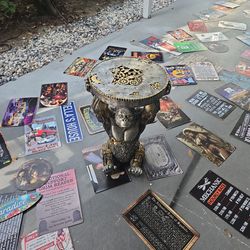 Rare steampunk gorilla table
