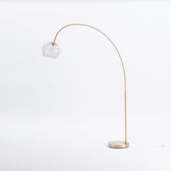 West Elm Overarching Acrylic Shade Floor Lamp