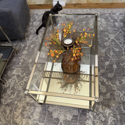 Three Piece Coffee Table, End Table And Console