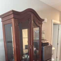 China Cabinet Mahogany 