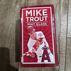 Mike Trout Pint Glass