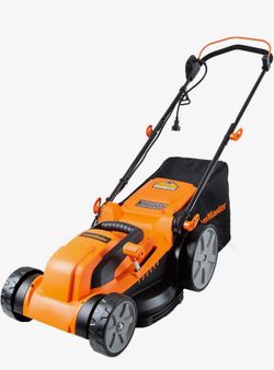 LawnMaster MEB1216K Electric Lawn Mower 16-Inch 12AMP and Yard Master (contact info removed) Outdoor Garden 120-Foot Extension Cord, Light Duty