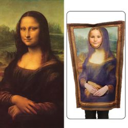 Mona Lisa Famous Painting Costume 