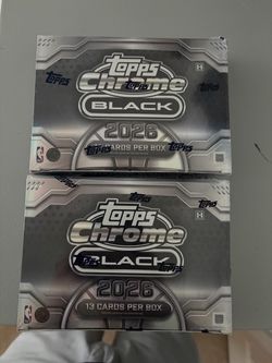 2026 Topps Chrome Black NBA Hobby Box x2