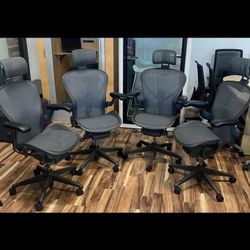 HERMAN MILLER AERON CHAIRS. NEW REMASTERED  & RECONDITIONED CLASSIC 'S