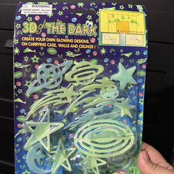 Glow in the dark Hanging planets