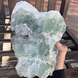 Raw Large Green Quartz Crystal  