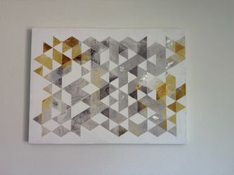 Abstract Geometric Canvas Wall Art