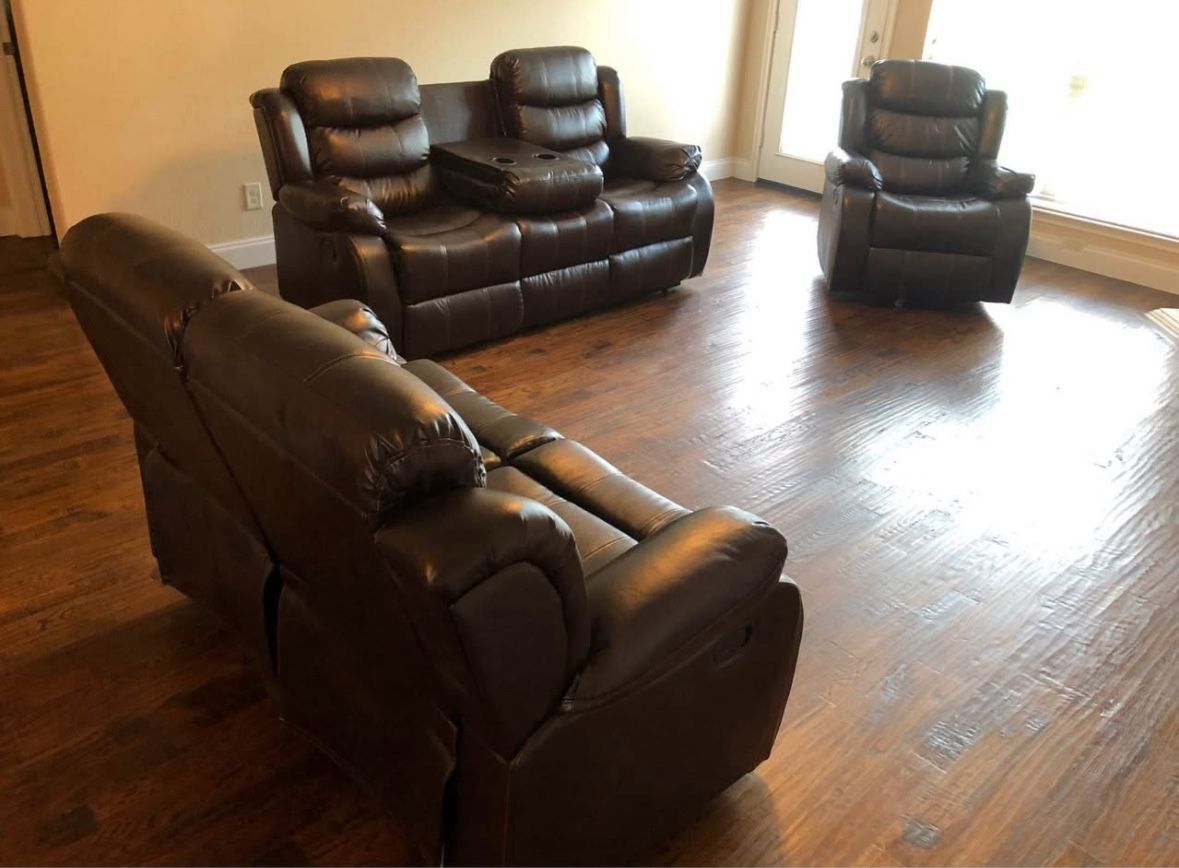 BRAND NEW RECLINER SOFA & LOVESEAT BLOWOUT!! π₯ $975 β DELIVERY INCLUDED!