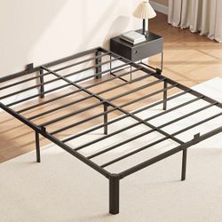 Metal Bed Frame Queen Size, 14 Inch 
