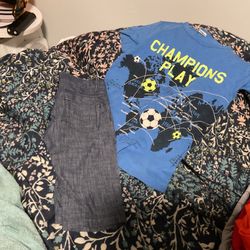 Boys shorts & tshirt 8/10
