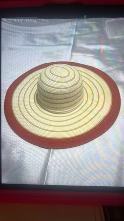 Calvin Klein Wide Brim Straw Sun Hat