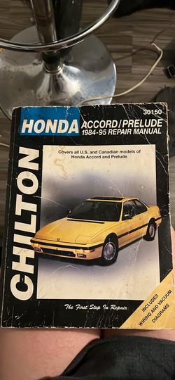 Chilton Honda Accord & Prelude Repair Manual 1984–1995 w/ Wiring Diagrams
