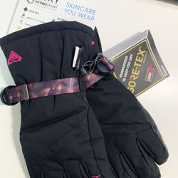 Brand New Woman’s Roxy Gore-Tex Snow Boarding Ski Gloves 
