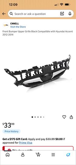 Hyundai Accent grill 2012-2014