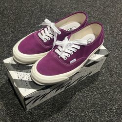 Vans Vault Authentic Lx Suede Dark Purple 