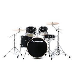 Ludwig 5 Piece Element Evolution Drum Set With Zildjian Upgrades