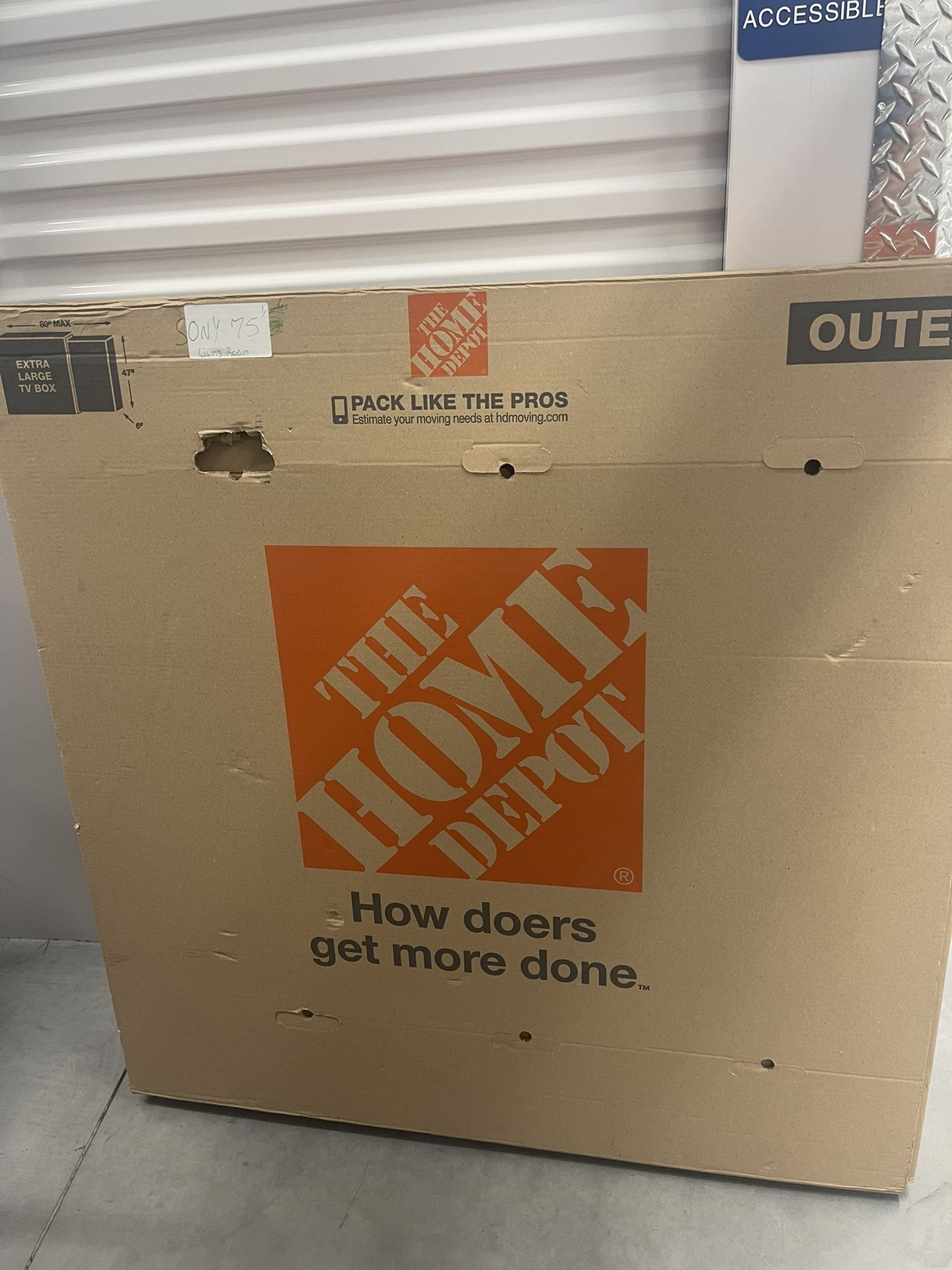 TV Extra Large Storage Box 80”