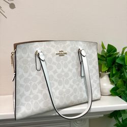 Coach Tatum Carryall Large Tote In Signature Canvas