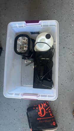 Halloween fog machine and strobe light