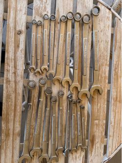 Combination wrench set USA