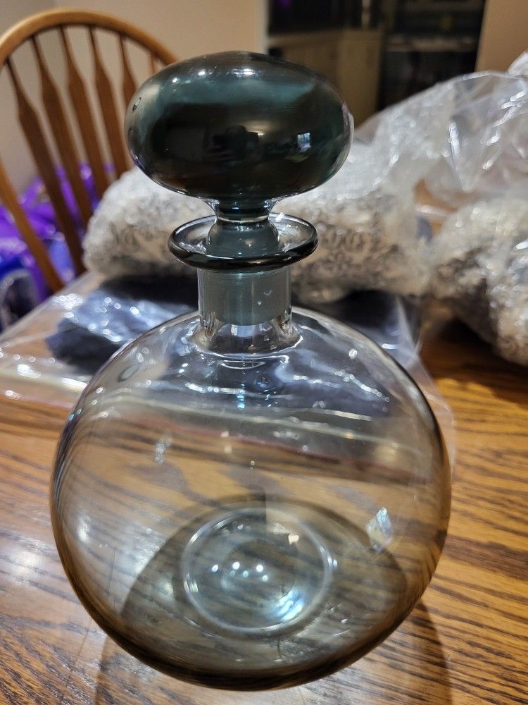Blown Glass Decanter