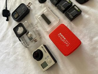 GoPro HERO3+ camera and accessories