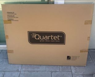 Bulletin Board 4' x 3' - Gray / Black Frame (New in Box)