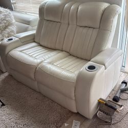 White Love Seat