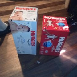 Huggies Size 3 & 2 $15 Each